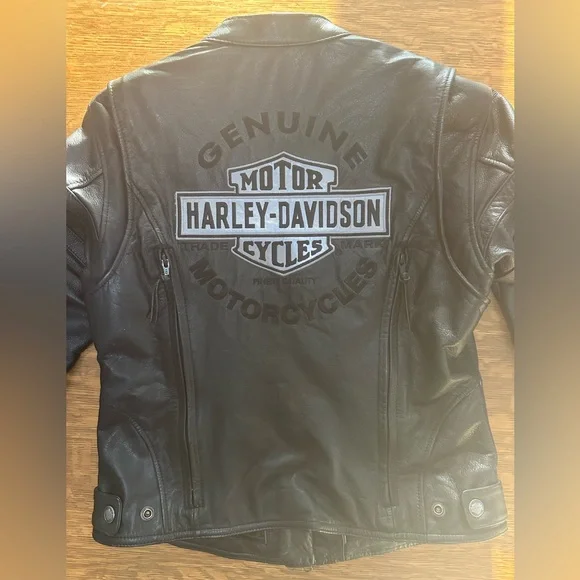 Harley-Davidson Women's Miss Enthusiast Leather Riding Jacket - Picture 5 of 10